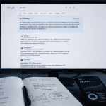 Actu SEO IA sur écran avec Google AI Overviews