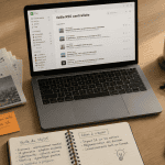 agrégateur de flux rss sur ordinateur portable