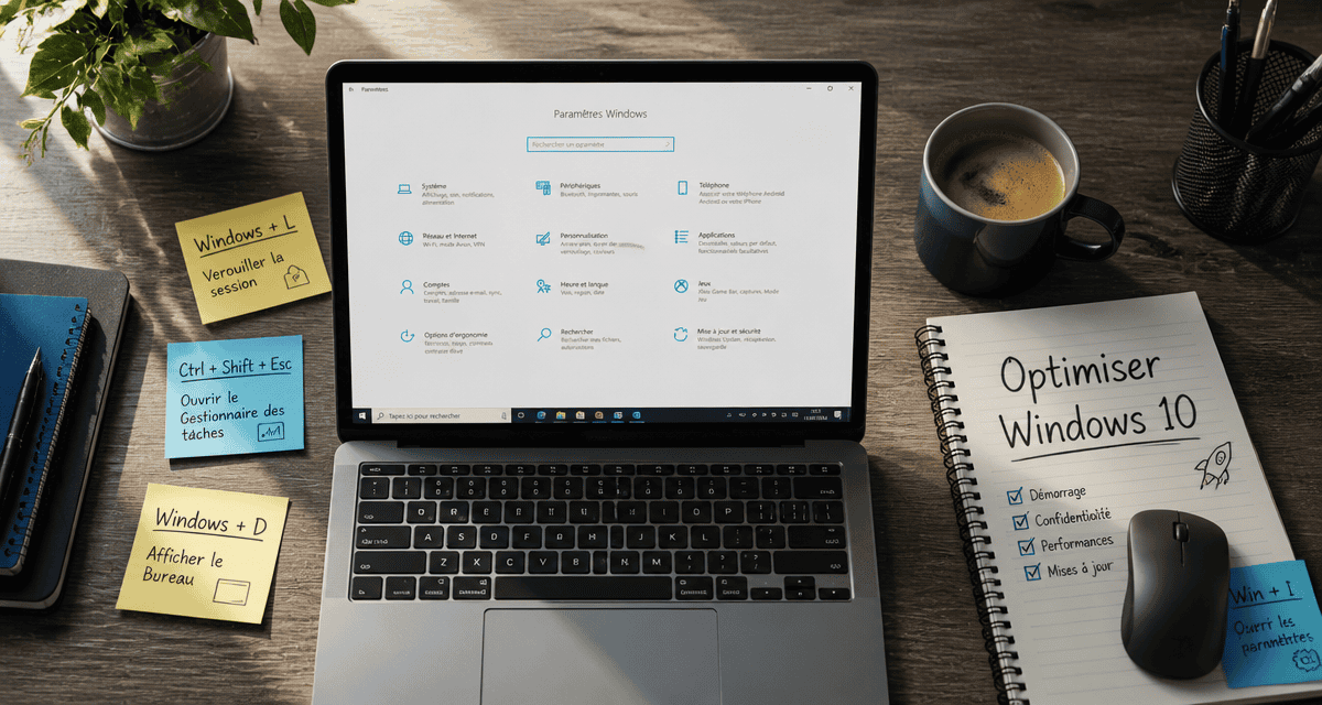 astuces windows 10 écran paramètres et raccourcis