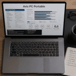 avis pc portable fiche technique écran OLED