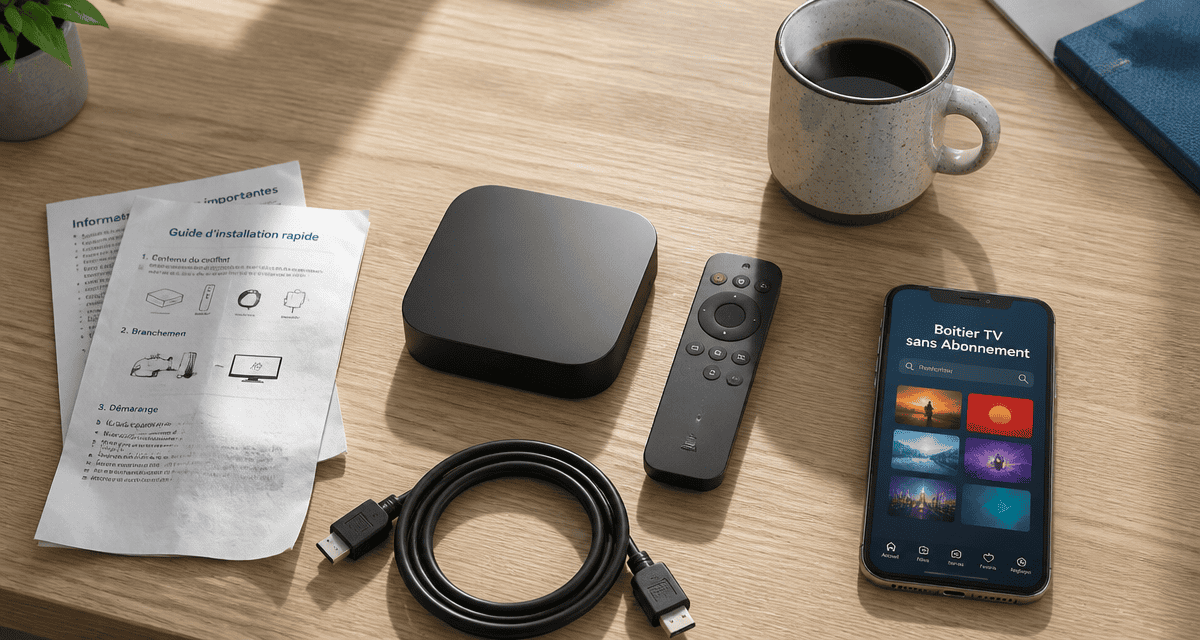 boîtier tv sans abonnement et accessoires