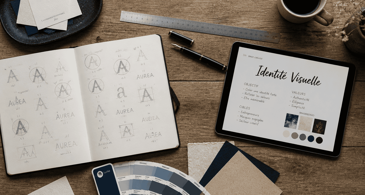 conseil logo croquis outils brief creatif