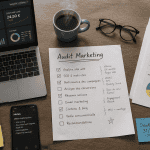 Vue bureau audit conseil marketing