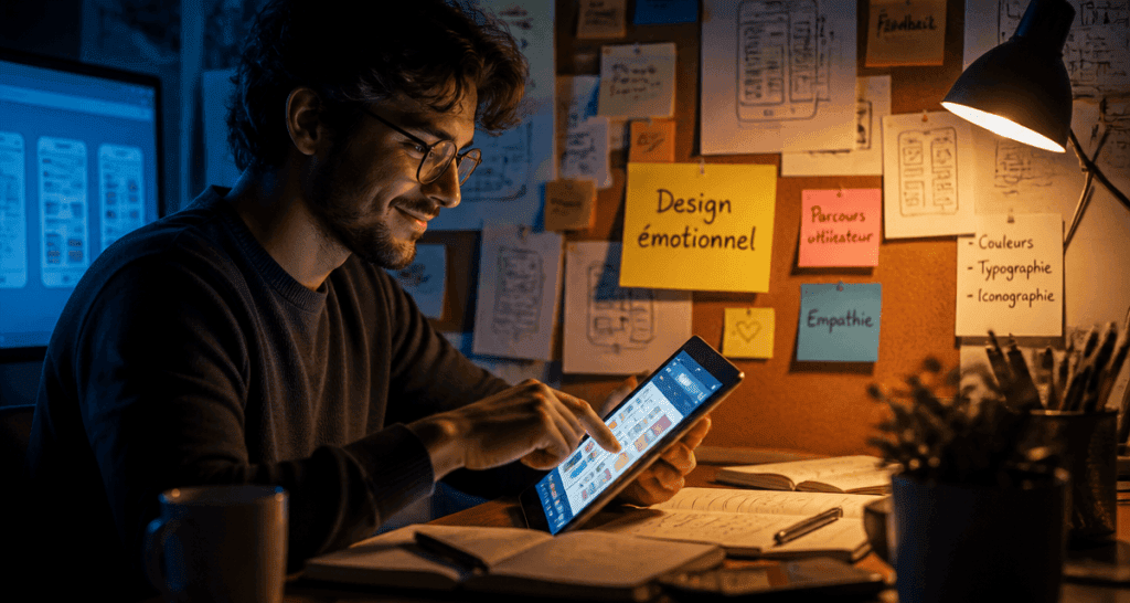 emotions and design interface tablette UX