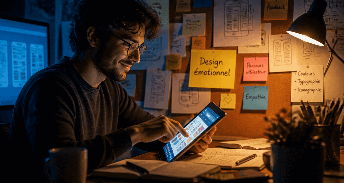 emotions and design interface tablette UX