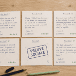 exemple avis client satisfait fiche manuscrite