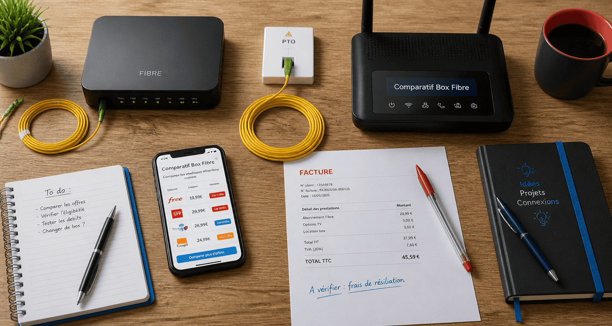 fibre optique comparatif box bureau