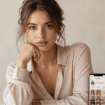 insta photo profil femme élégante portrait net