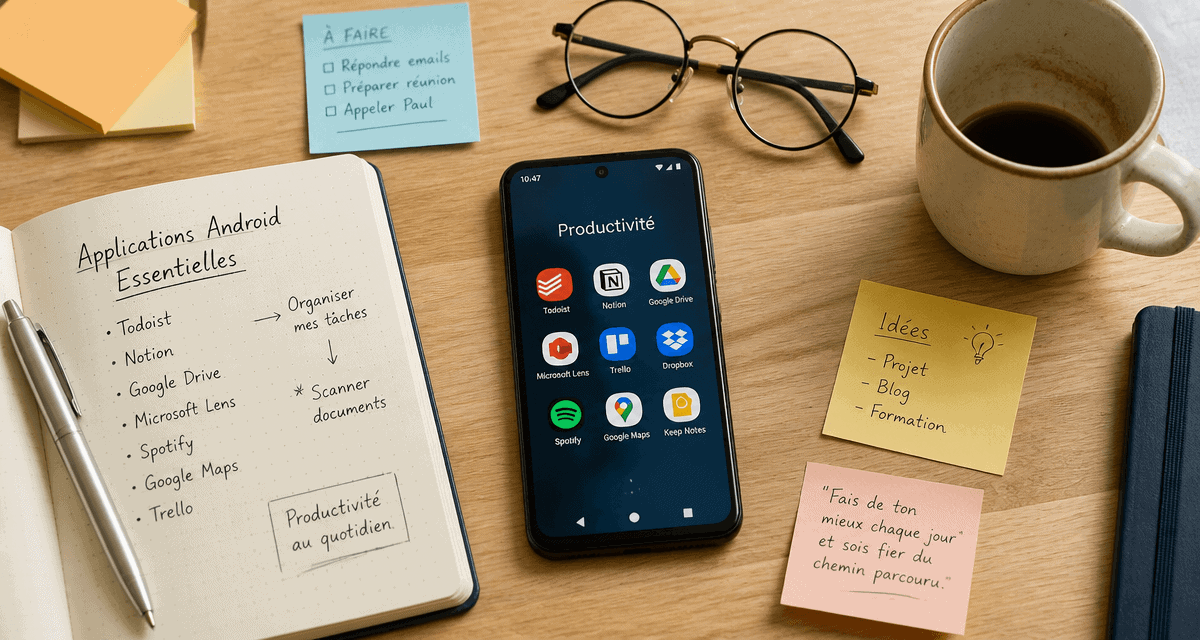 meilleurs applications android sur bureau moderne avec smartphone