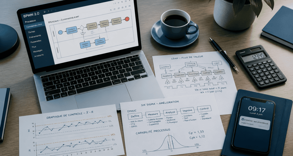 Optimiser les processus avec outils BPMN et Lean