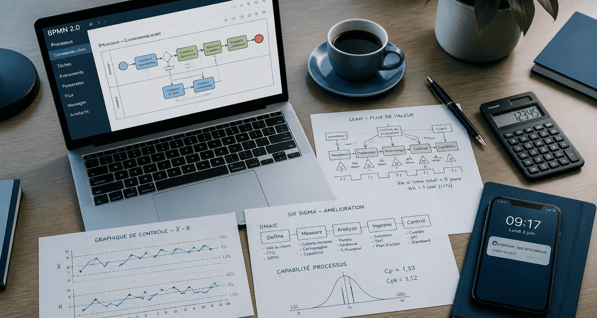 Optimiser les processus avec outils BPMN et Lean