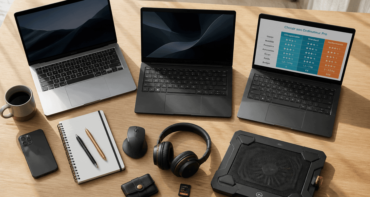 Comparatif ordinateur portable pour travailler sur bureau