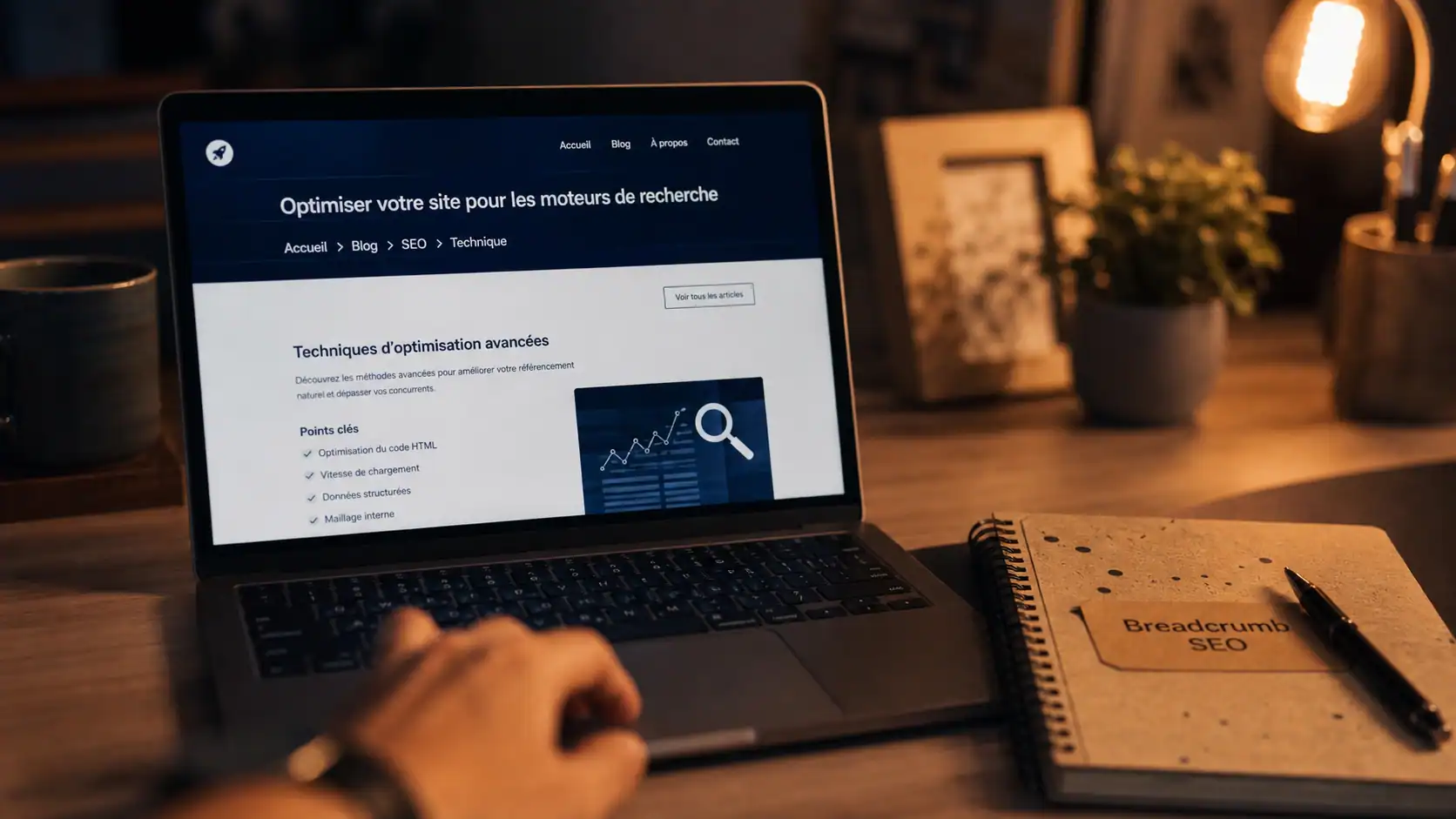 Breadcrumbs SEO sur page web (fils d’Ariane)