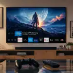 comparatif tv samsung dans salon contemporain