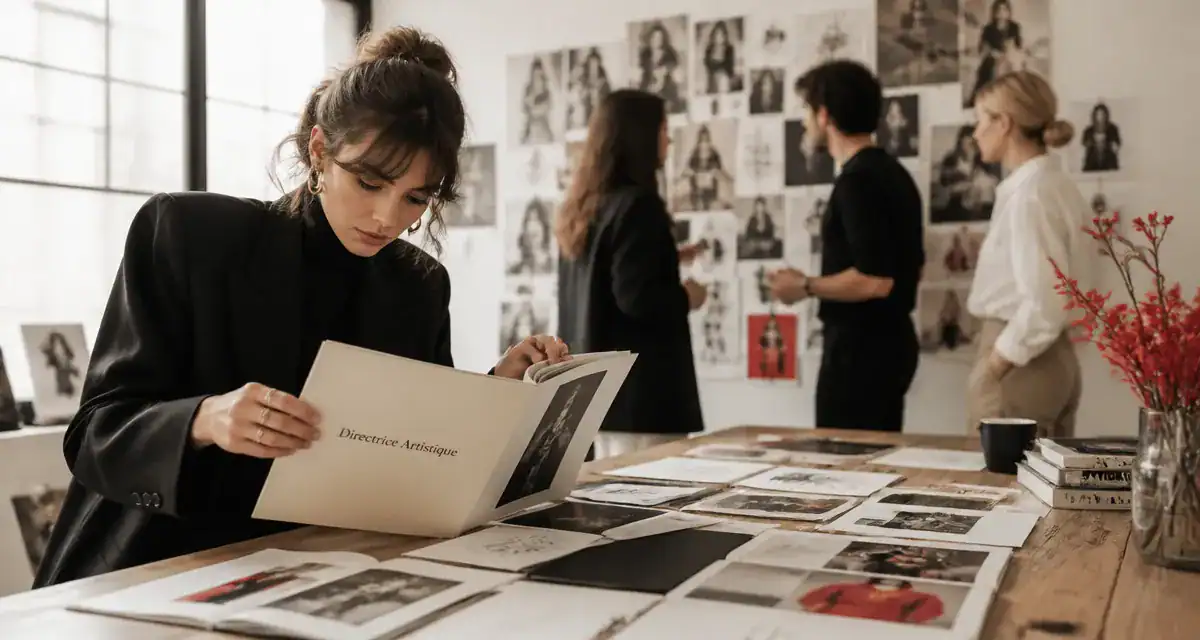 directrice artistique etude jeune femme portfolio studio