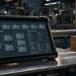 ERP Sylob sur tablette industrielle : flux de production et traçabilité en atelier