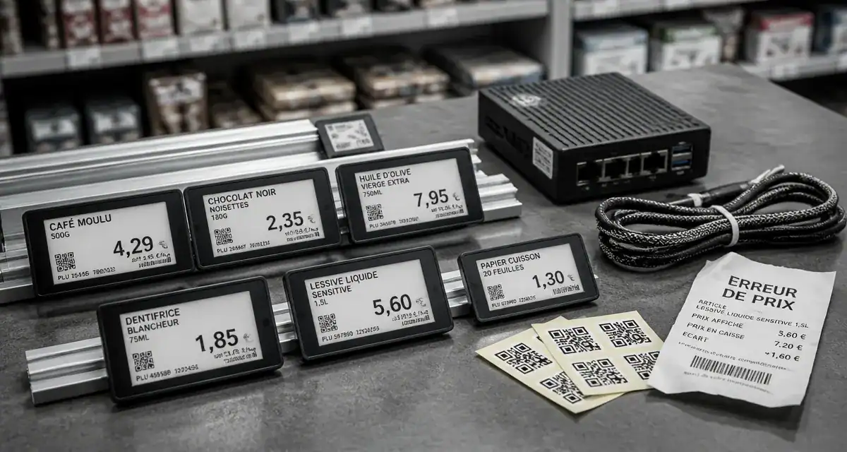 Étiquette electronique au magasin : automatisation des prix et rentabilité