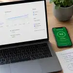 bureau avec page spedd insights affiché sur écran