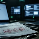parasite seo : sanctions Google sur écran ordinateur