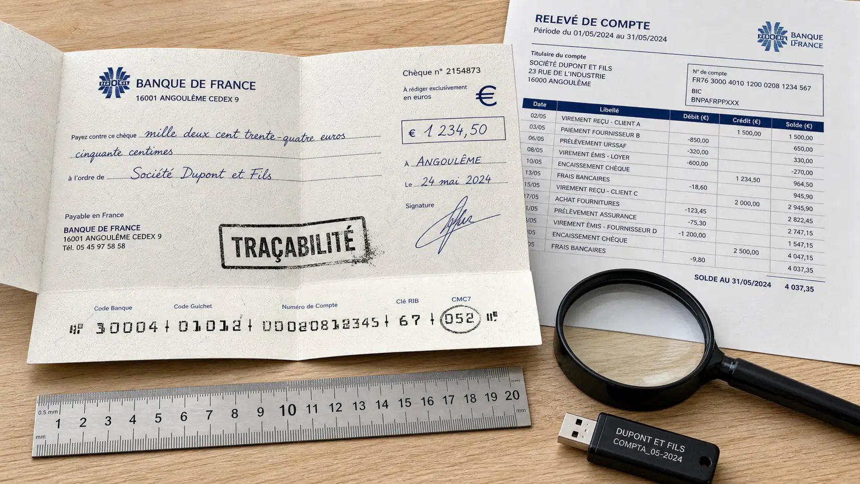 Traçabilité chèque : retrouver preuve et bénéficiaire