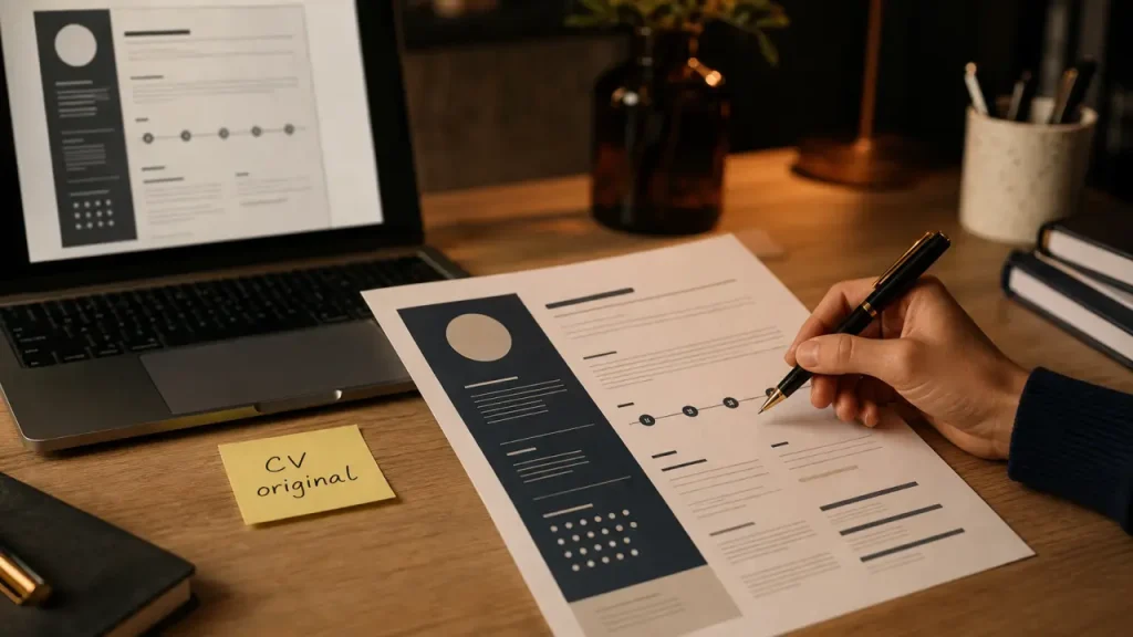 cv original exemple : formats de CV ATS-friendly, exemple visuel