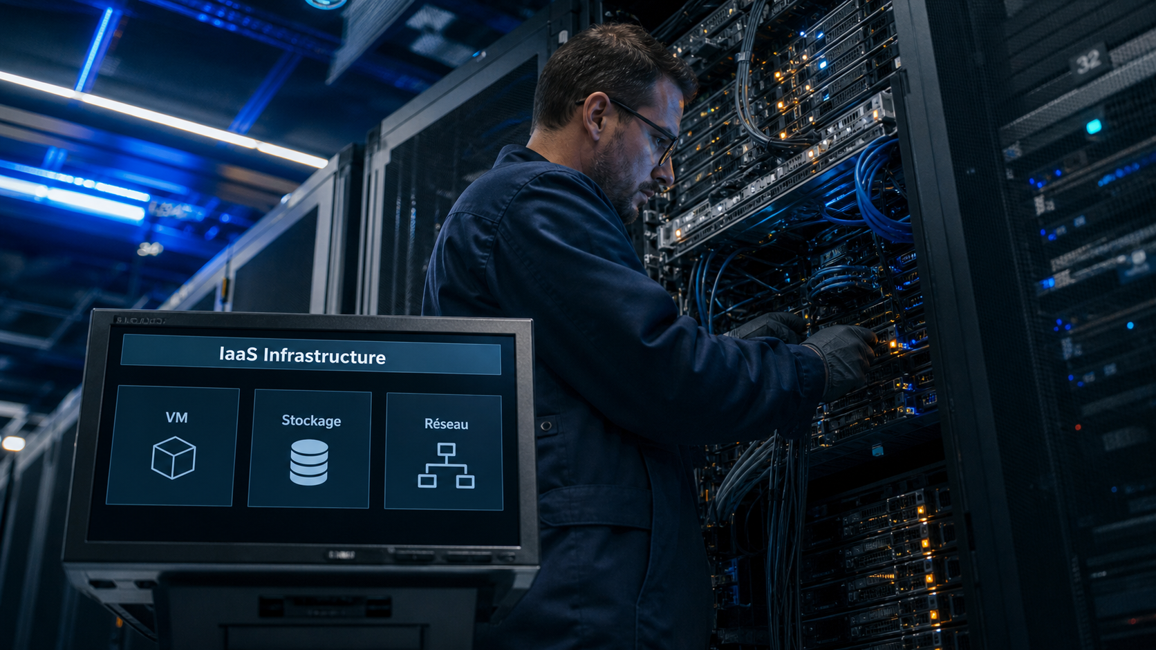 Infrastructure as a service IaaS : contrôle cloud sans gérer les serveurs