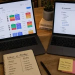 monday vs notion : comparaison workflows et documentation flexible