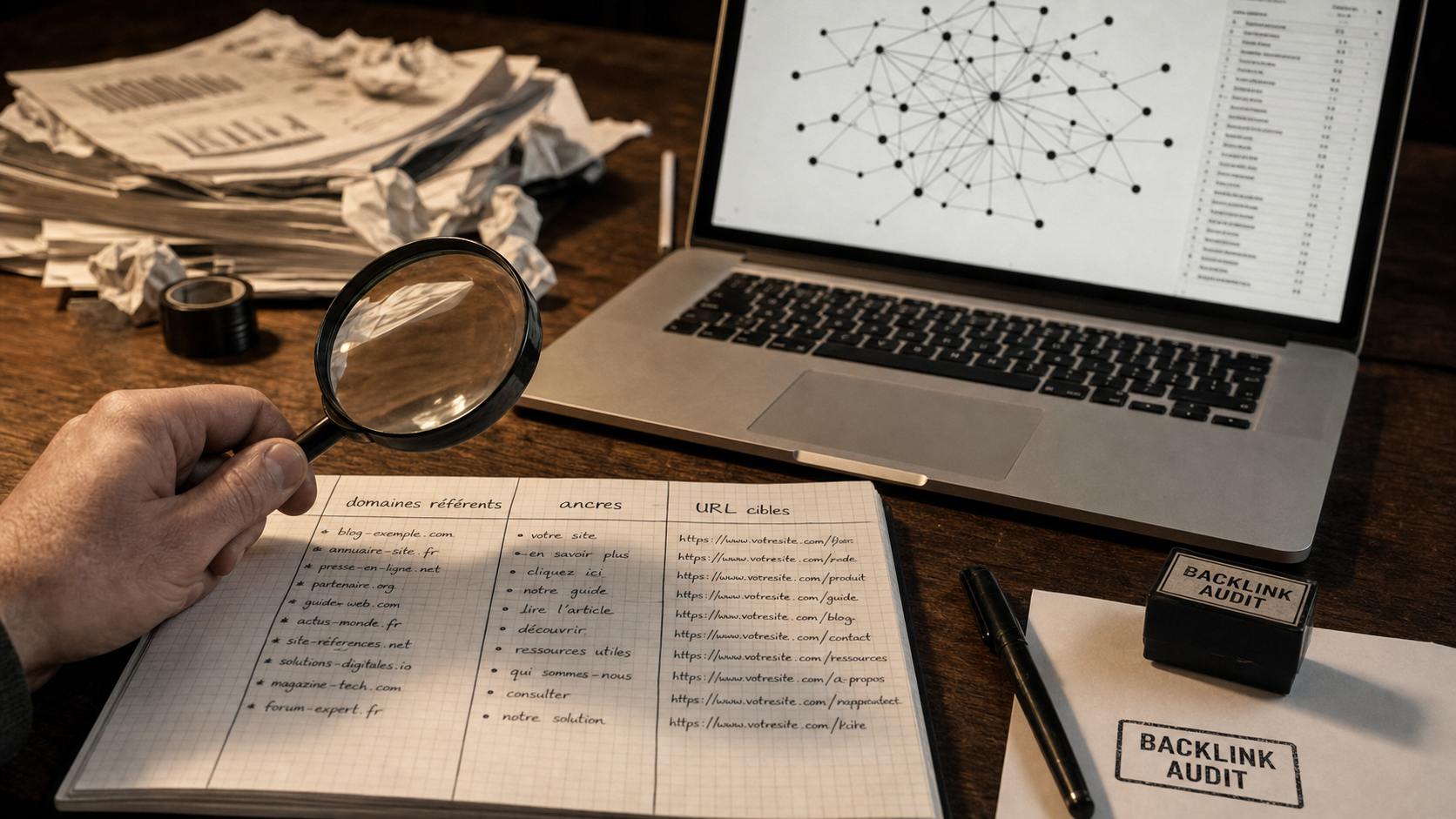 Outil backlinks pour audit et surveillance des backlinks