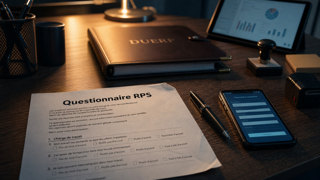 Questionnaire RPS sur bureau : outil et prévention des biais d’enquête