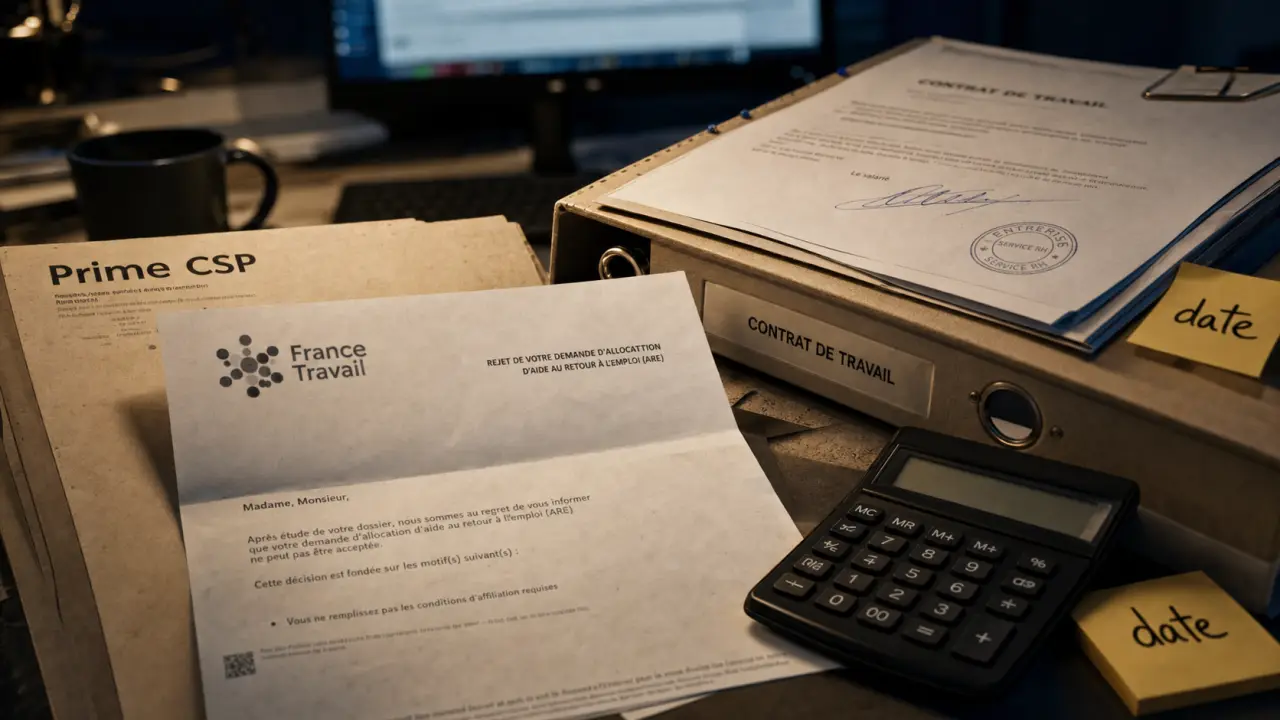 Refus prime de reclassement csp : dossier contesté