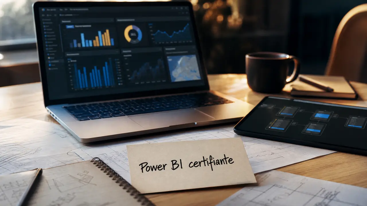 Formation power bi certifiante : Microsoft ou TOSA, Power BI sur écran