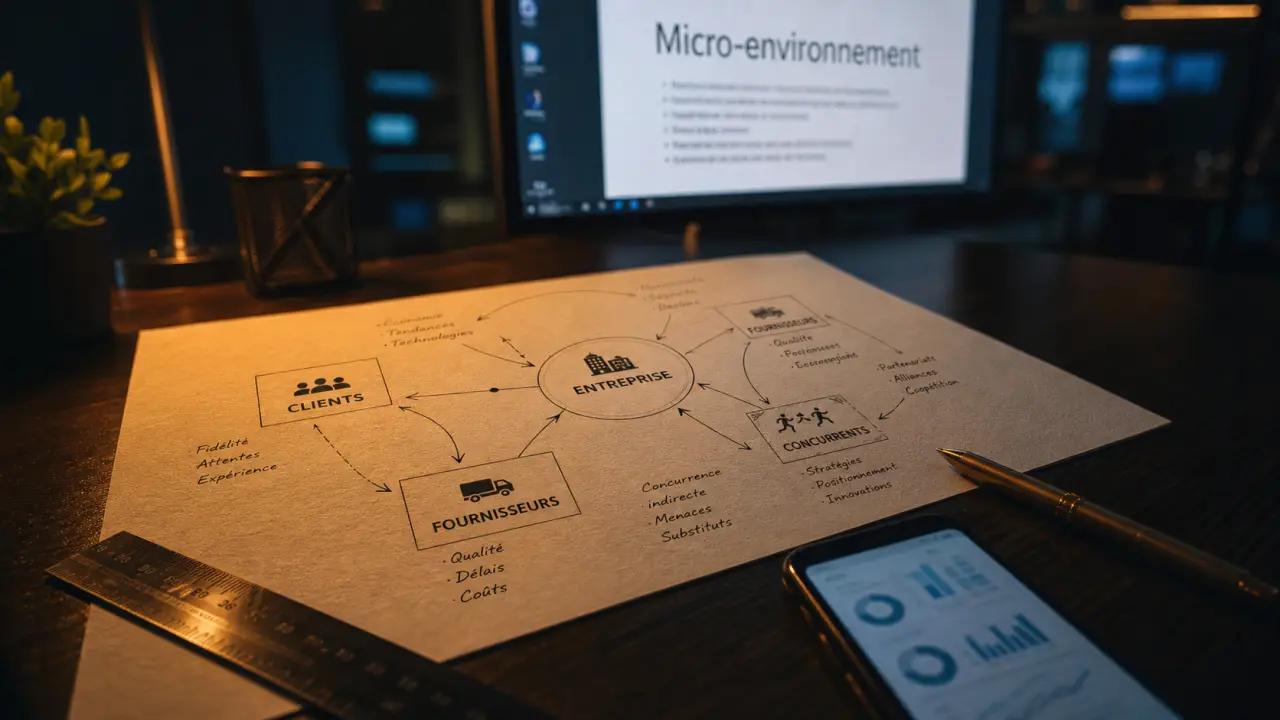Micro environnement définition : clients fournisseurs concurrents