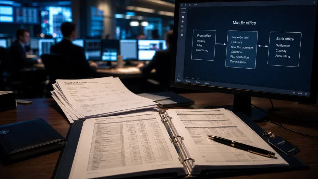 Middle office banque : sécurité opérationnelle et performance commerciale