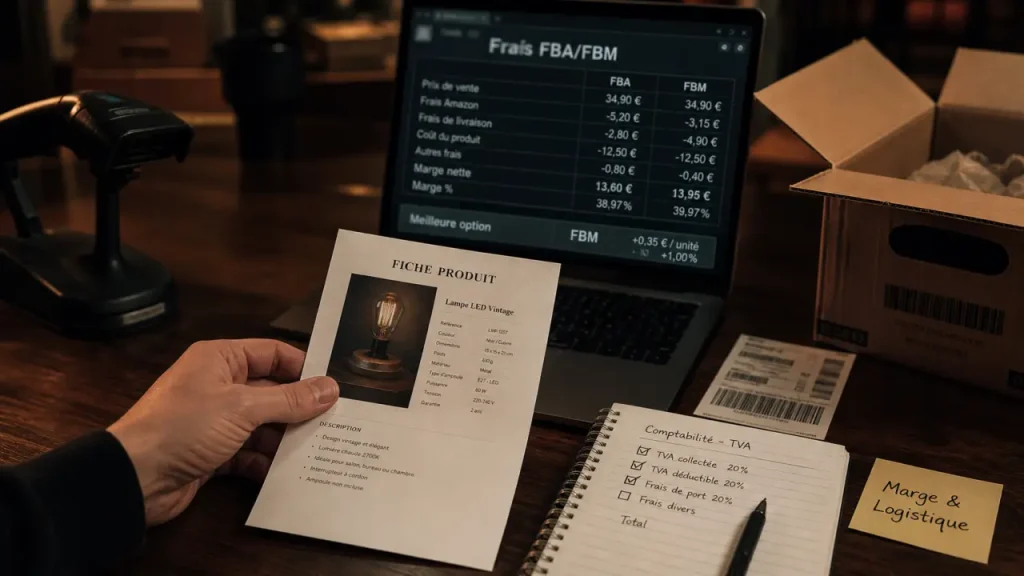 Ouvrir une boutique Amazon : frais FBA/FBM et marge, calcul des coûts