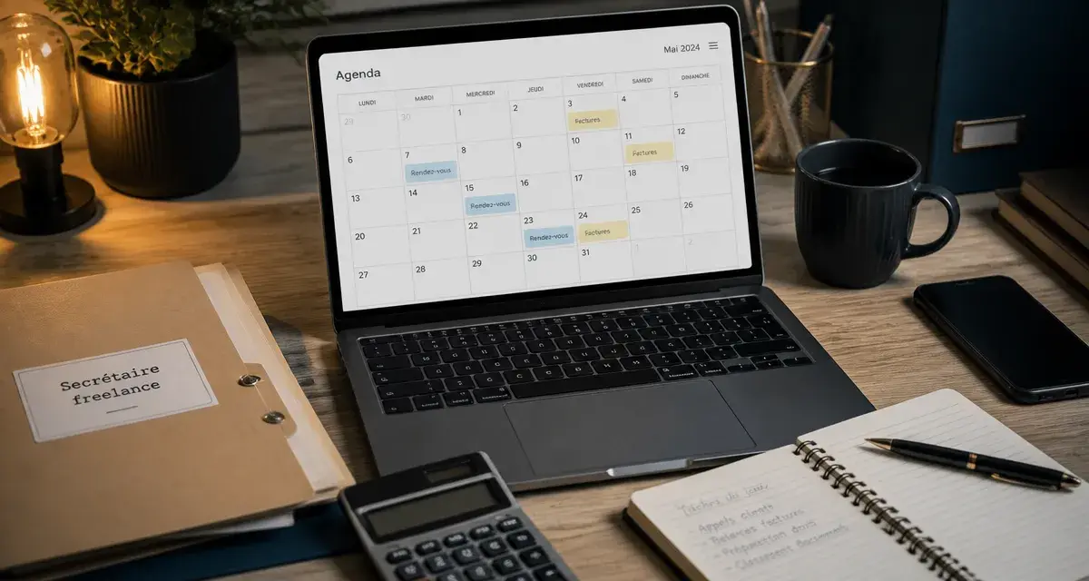 Secrétaire freelance : gestion administrative déléguée