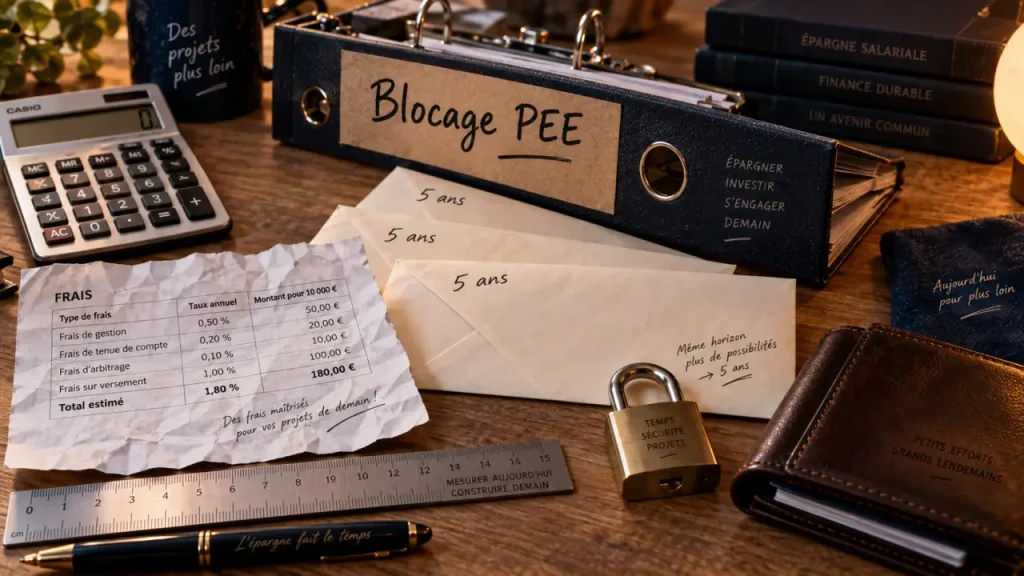 Plan épargne entreprise inconvénient : blocage PEE, risque, frais, abondement