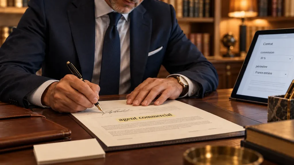 L’agent commercial est indépendant, sans être salarié du mandant