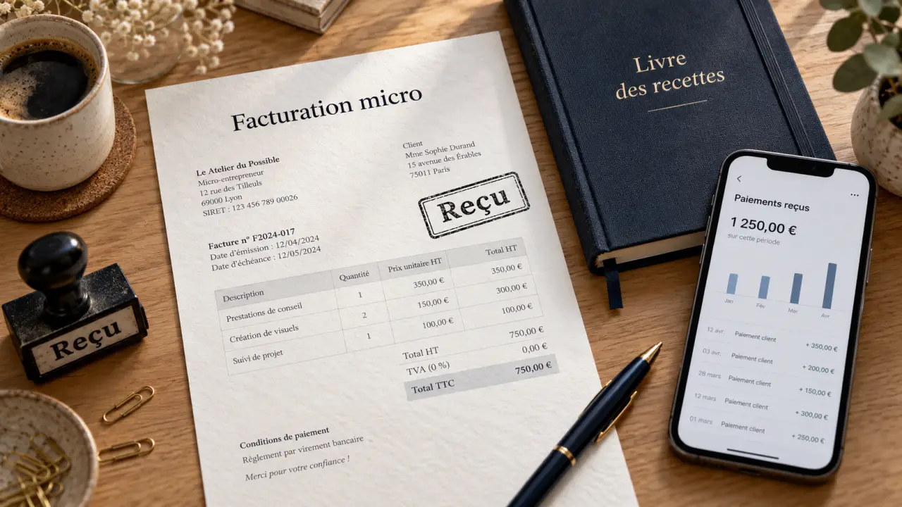 Facturation pour auto entrepreneur : facture conforme et reçus