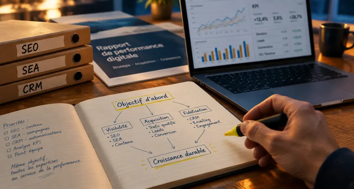 Meilleur agence marketing digitale avec preuves et KPI